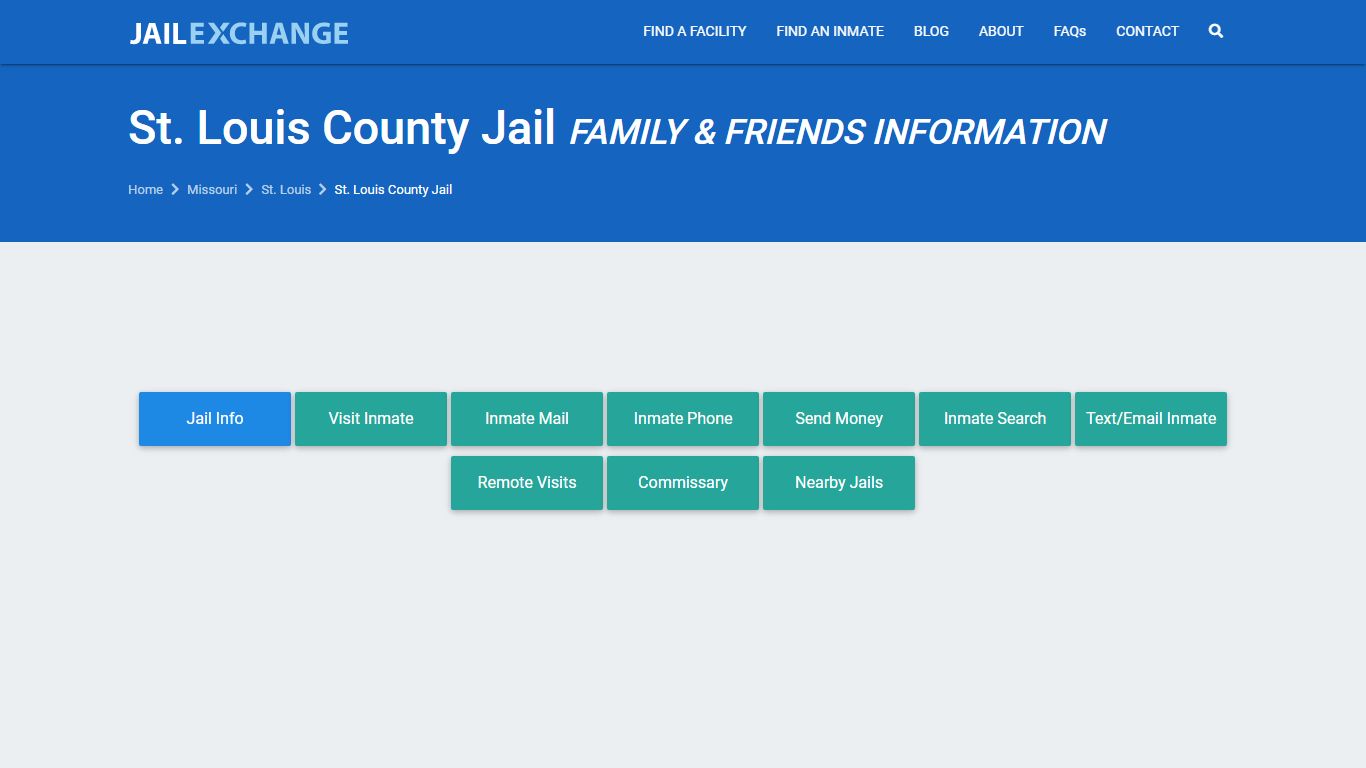 St. Louis County Jail MO | Booking, Visiting, Calls, Phone